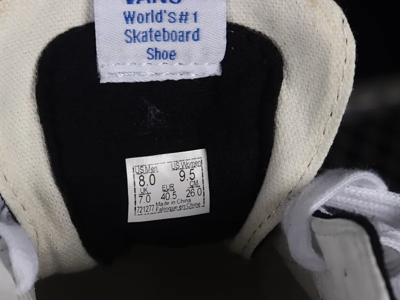 All categories Vans Vans series Vans Mid Vans China Vans Vault OG SK8-Mid Lx Vans high-end branch simple black and white mid-top casual sneakers VN0A4BVCBA2